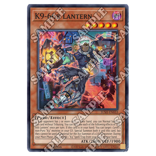 Yu-Gi-Oh! - Justice Hunters - K9-66b Lantern (Super Rare) JUSH-EN033