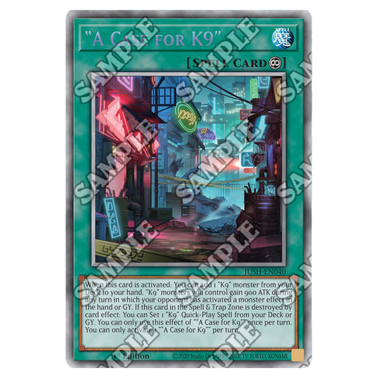 Yu-Gi-Oh! - Justice Hunters - A Case for K9 (Starlight Rare) JUSH-EN040a