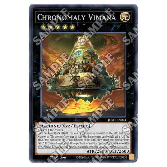 Yu-Gi-Oh! - Justice Hunters - Chronomaly Vimana (Rare) JUSH-EN044
