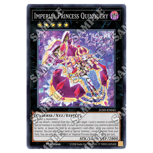 Yu-Gi-Oh! - Justice Hunters - Imperial Princess Quinquery (Rare) JUSH-EN045