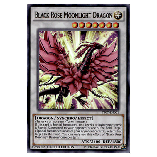 Yu-Gi-Oh!- 5D's Manga Promos - Black Rose Moonlight Dragon (Ultra Rare) YF07-EN001