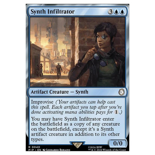 Magic The Gathering - Universes Beyond - Fallout - Synth Infiltrator - 0040