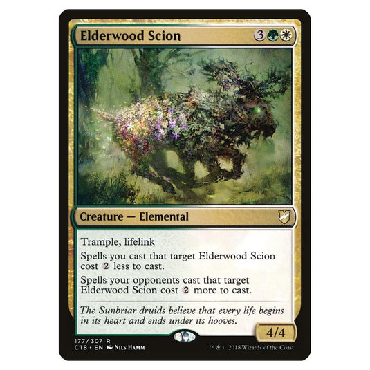 Magic the Gathering - Commander 2018 - Elderwood Scion - 177