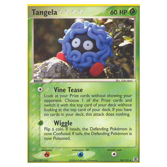 Pokemon - EX Series - FireRed & LeafGreen - Tangela - 30/112