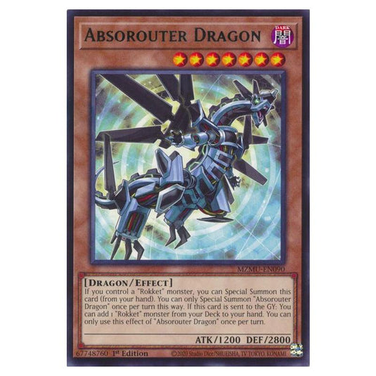Yu-Gi-Oh! - Maze of Muertos - Absorouter Dragon (Rare) - MZMU-EN090