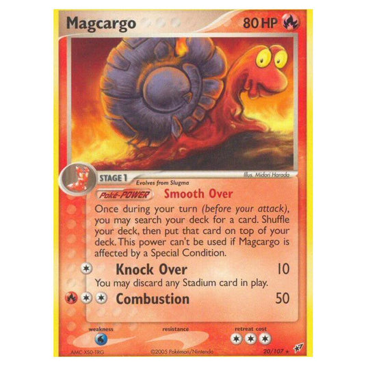 Pokemon - EX Deoxys - Magcargo - 020/107