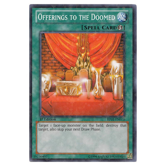 Yu-Gi-Oh! - Battle Pack - Epic Dawn - Offerings to the Doomed (Starfoil Rare) BP01-EN070