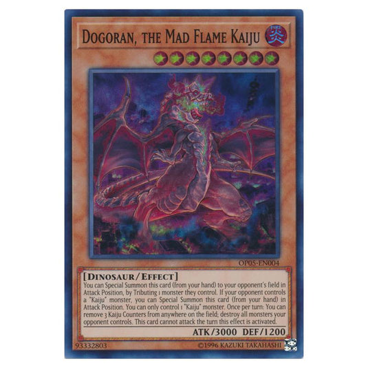 Yu-Gi-Oh! - OTS Tournament Pack 5 - Dogoran, the Mad Flame Kaiju (Super Rare) OP05-EN004