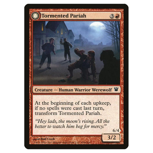 Magic the Gathering - Innistrad - Tormented Pariah // Rampaging Werewolf - 165/264