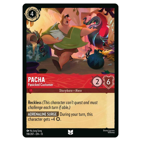 Lorcana - Attack of the Vine - Pacha - Panicked Customer (Uncommon) - 118/207