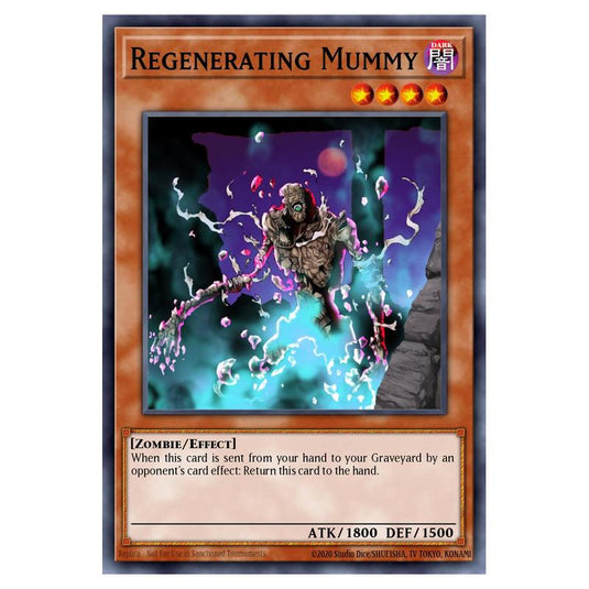 Yu-Gi-Oh! - Structure Deck - Zombie Madness - Regenerating Mummy (Common) SD2-EN012