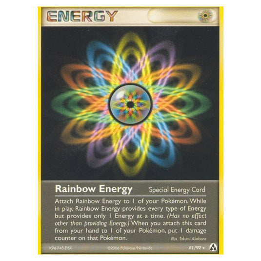 Pokemon - EX Legend Maker - Rainbow Energy - 81/92