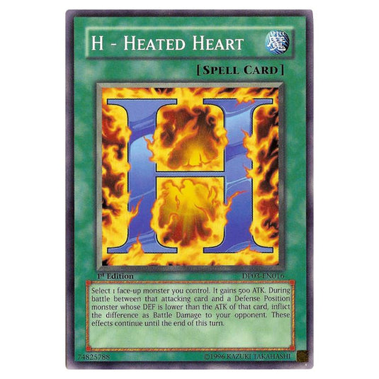 Yu-Gi-Oh! - Duelist Pack - Jaden Yuki 2 - H - Heated Heart (Common) DP03-EN016