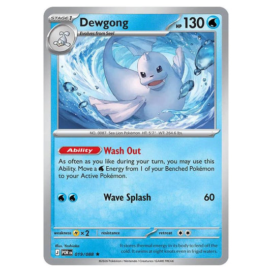Pokemon - Mega Evolution - Perfect Order - Dewgong - 019/088