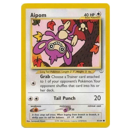Pokemon - Neo Revelation - Aipom - 41/64/64