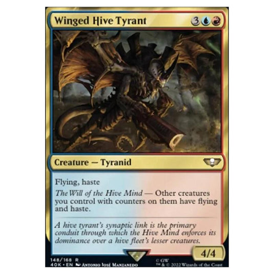 Magic The Gathering - Universes Beyond - Warhammer 40k - Winged Hive Tyrant - 148/168