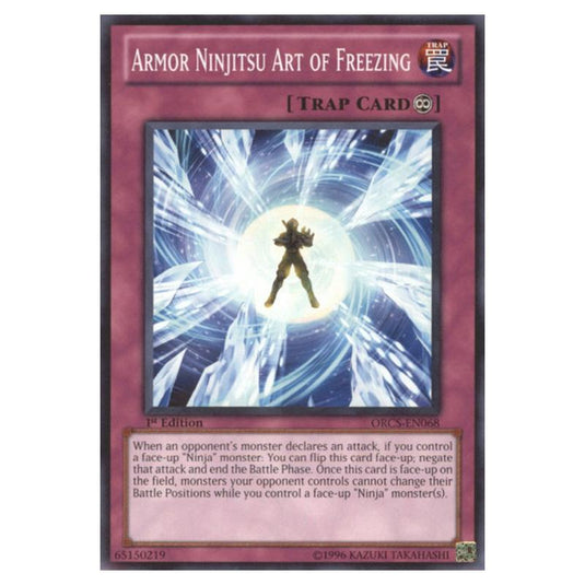 Yu-Gi-Oh! - Order of Chaos - Armor Ninjitsu Art of Freezing (Common) ORCS-EN068