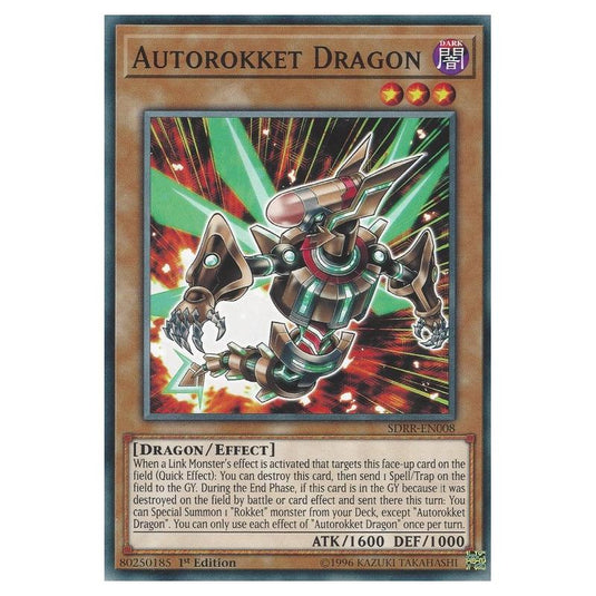 Yu-Gi-Oh! - Structure Deck - Rokket Revolt - Autorokket Dragon (Common) SDRR-EN008