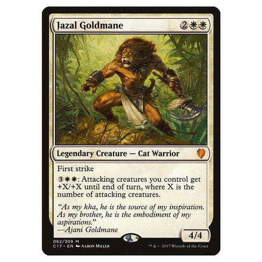 Magic The Gathering - Commander 2017 - Jazal Goldmane - 062/309