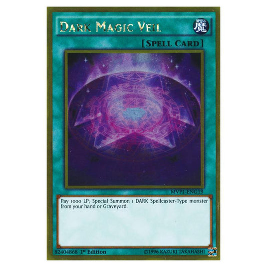 Yu-Gi-Oh! - Yu-Gi-Oh! The Dark Side of Dimensions Movie Pack - Gold Edition - Dark Magic Veil (Gold Rare) MVP1-ENG19