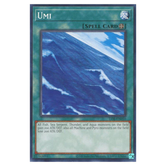 Yu-Gi-Oh! - Legend of Blue Eyes White Dragon (25th Anniversary Edition) - Umi (Common) - LOB25-EN050