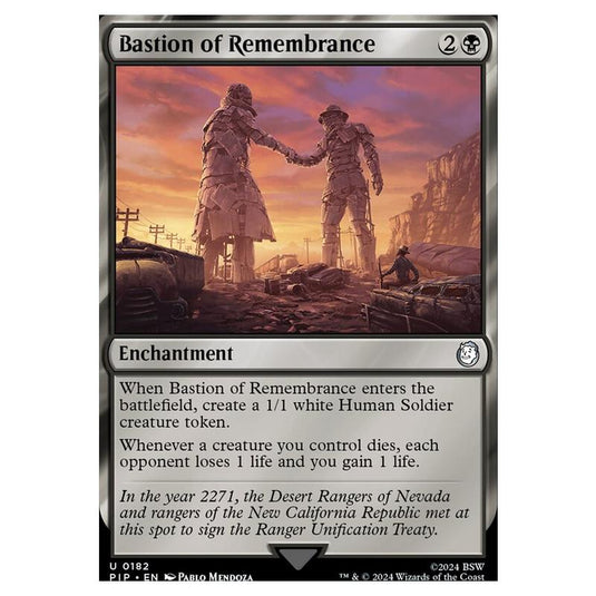 Magic The Gathering - Universes Beyond - Fallout - Bastion of Remembrance - 0182