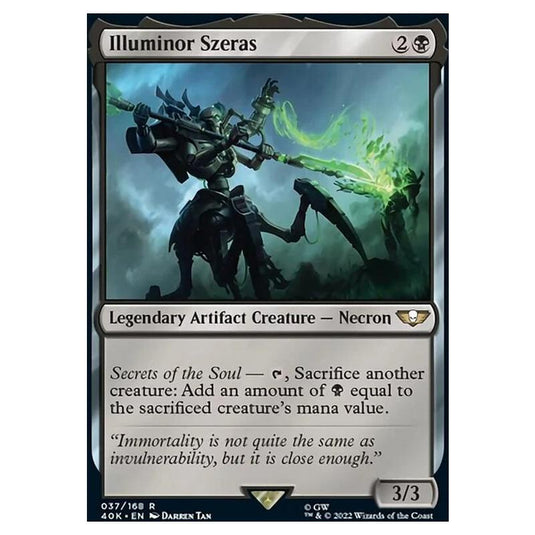 Magic The Gathering - Universes Beyond - Warhammer 40k - Illuminor Szeras - 037/168