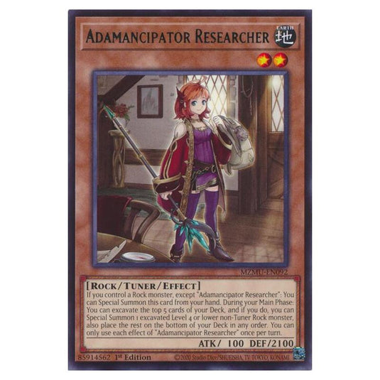 Yu-Gi-Oh! - Maze of Muertos - Adamancipator Researcher (Rare) - MZMU-EN092