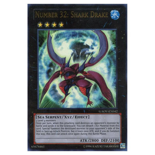 Yu-Gi-Oh! - Galactic Overlord - Number 32: Shark Drake (Ultra Rare) GAOV-EN042