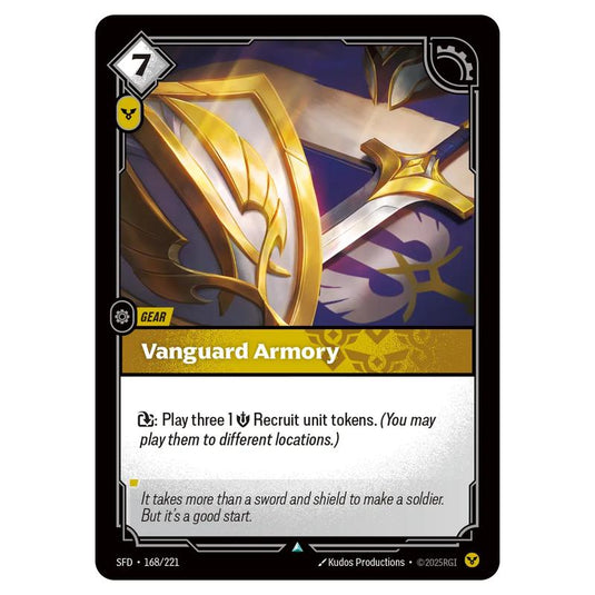 Riftbound: League of Legends TCG - Spiritforged - Vanguard Armory - 168/221