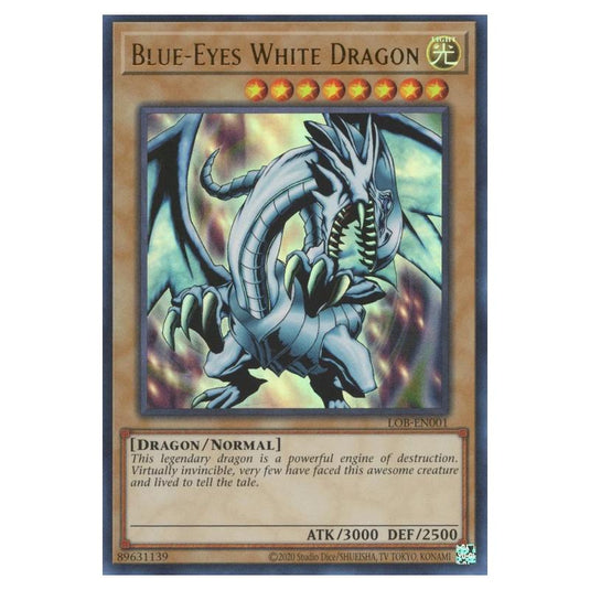 Yu-Gi-Oh! - Legend of Blue Eyes White Dragon (25th Anniversary Edition) - Blue-Eyes White Dragon (Ultra Rare) - LOB25-EN001