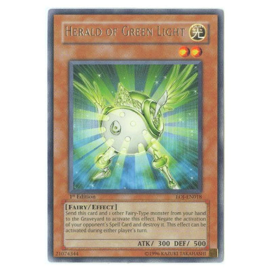 Yu-Gi-Oh! - Enemy of Justice - Herald of Green Light (Rare) EOJ-EN018