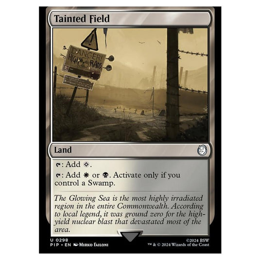 Magic The Gathering - Universes Beyond - Fallout - Tainted Field - 0298