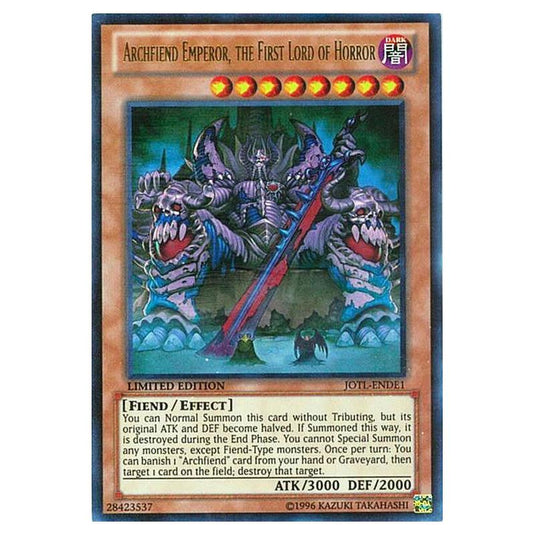 Yu-Gi-Oh! - Judgment of the Light - Deluxe Edition - Archfiend Emperor, the First Lord of Horror (Ultra Rare) JOTL-ENDE1
