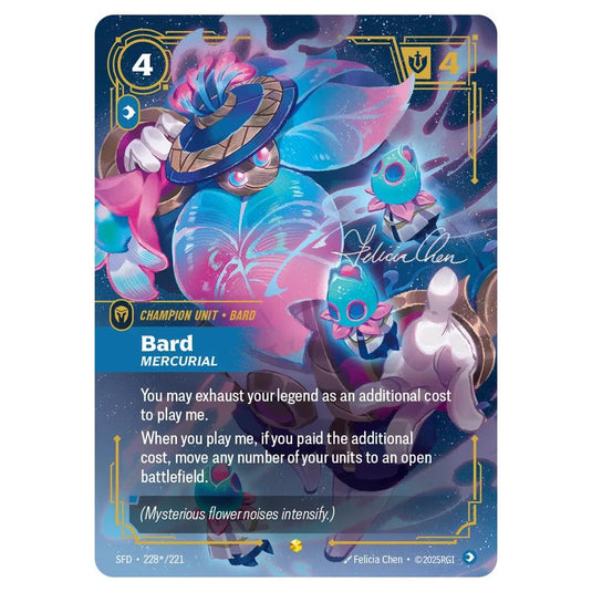 Riftbound: League of Legends TCG - Spiritforged - Bard - Mercurial - 228s/221