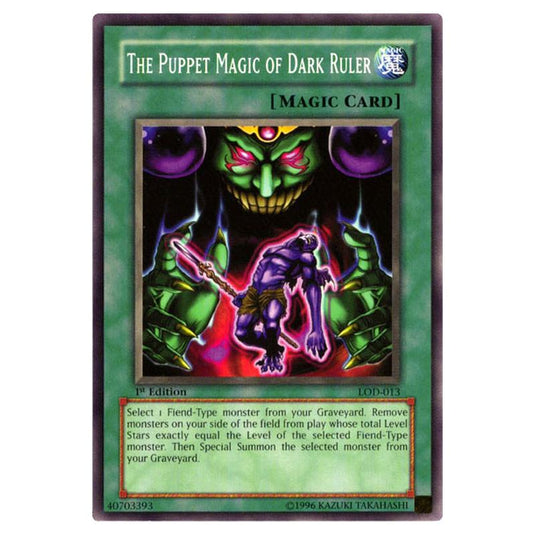 Yu-Gi-Oh! - Legacy of Darkness - The Puppet Magic of Dark Ruler (Common) LOD-013