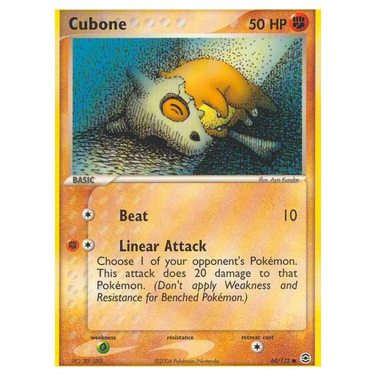 Pokemon - EX Series - FireRed & LeafGreen - Cubone - 60/112