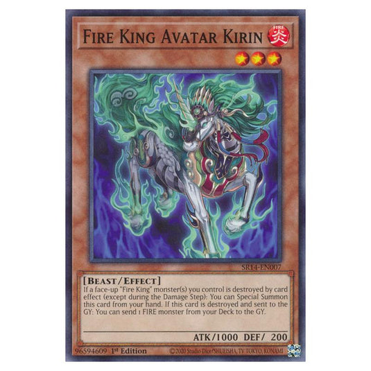 Yu-Gi-Oh! - Structure Deck - Fire Kings - Fire King Avatar Kirin (Common) SR14-EN007
