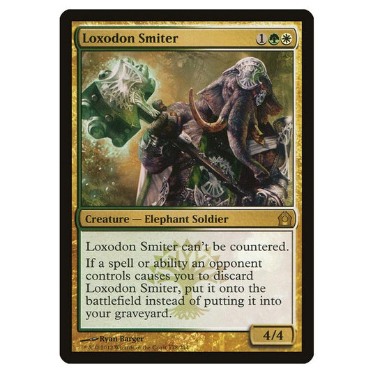 Magic The Gathering - Return To Ravnica - Loxodon Smiter - 178/274