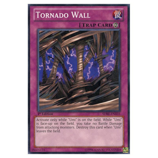 Yu-Gi-Oh! - Realm of the Sea Emperor Structure Deck - Tornado Wall (Common) SDRE-EN035
