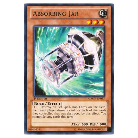 Yu-Gi-Oh! - Galactic Overlord - Absorbing Jar (Rare) GAOV-EN037