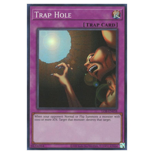 Yu-Gi-Oh! - Legend of Blue Eyes White Dragon (25th Anniversary Edition) - Trap Hole (Super Rare) - LOB25-EN058