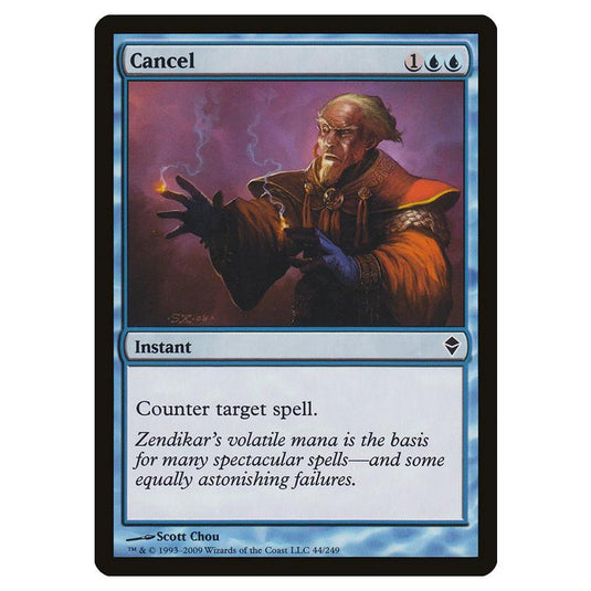 Magic The Gathering - Zendikar - Cancel - 44/249 (Foil)