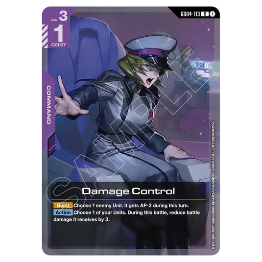 Gundam Card Game - GD-04: Phantom Aria - Damage Control (R) - GD04-113