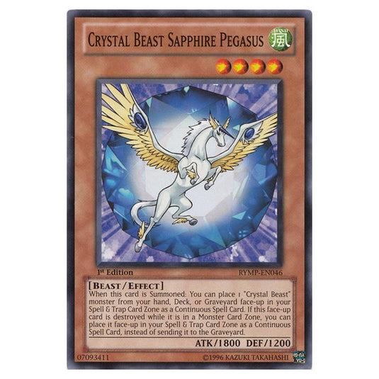 Yu-Gi-Oh! - Ra Yellow Mega Pack - Crystal Beast Sapphire Pegasus (Common) RYMP-EN046
