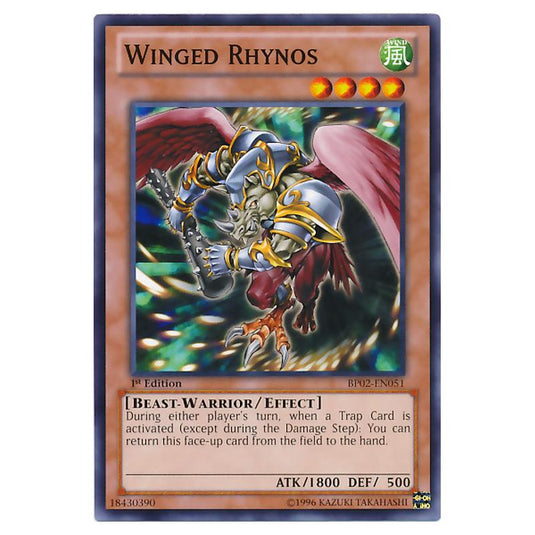 Yu-Gi-Oh! - Battle Pack 2 - War of the Giants - Winged Rhynos (Common) BP02-EN051