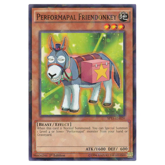 Yu-Gi-Oh! - Star Pack ARC-V - Performapal Friendonkey (Shatterfoil Rare) SP15-EN026