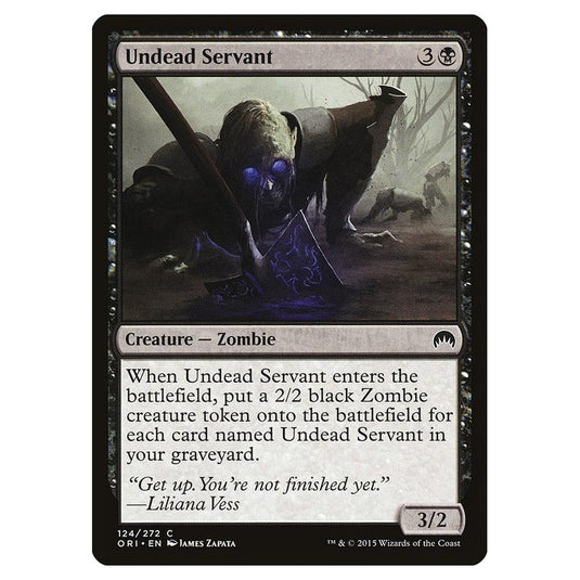 Magic The Gathering - Magic Origins - Undead Servant - 124/272