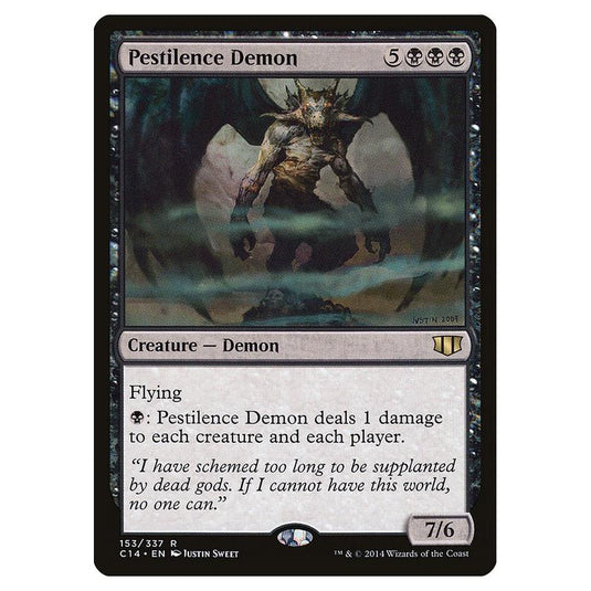 Magic The Gathering - Commander 2014 - Pestilence Demon - 153