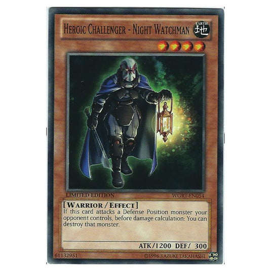 Yu-Gi-Oh! - War of the Giants Reinforcements - Heroic Challenger - Night Watchman (Common) WGRT-EN054